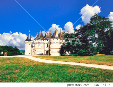 從盧瓦爾河谷城堡肖蒙城堡可欣賞壯麗的景色。 136113196