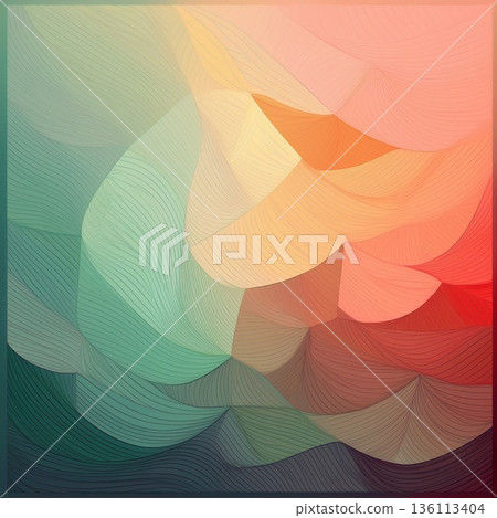 抽象漸變背景，有對角線幾何圖案 | 留有空白區域 | 商業設計素材 136113404