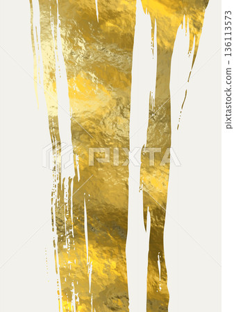 Vector White and Gold Design illustration 136113573