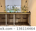 Coworking space, home office, space for freelancers and entrepreneurs to work and hold business meetings 136114464
