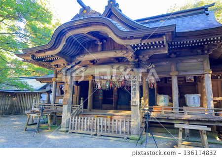 Takachiho Town, Miyazaki Prefecture Amanoyasugawara Worship Site (Kagura Hall) Takachiho Town, Miyazaki Prefecture Amanoyasugawara Worship Site (Kagura Hall) 136114832