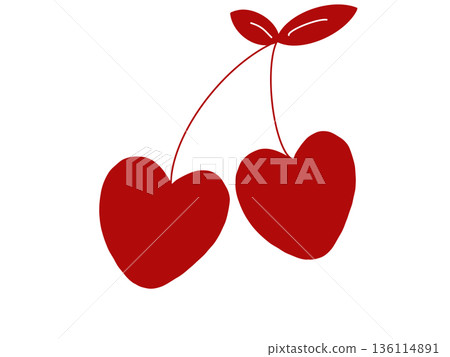 心形櫻桃 心形櫻桃 136114891
