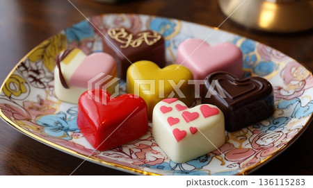 valentine chocolate 136115283