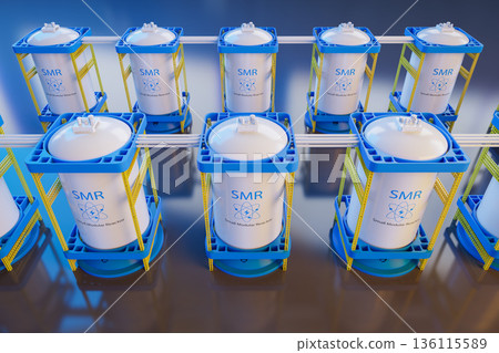 Smr or small modular nuclear reactors power plant Smr or small modular nuclear reactors power plant 136115589