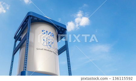Smr or small modular nuclear reactors power plant Smr or small modular nuclear reactors power plant 136115592
