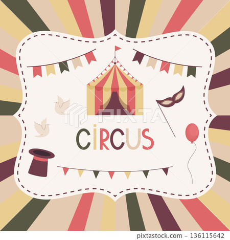 circus clip art set 136115642