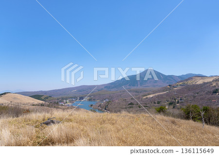 從貫穿長野縣車間山高原的金星線望去的景色 136115649
