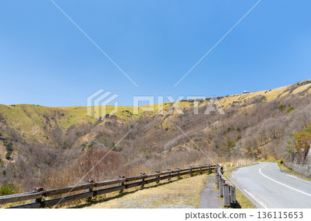 從貫穿長野縣車間山高原的金星線望去的景色 136115653