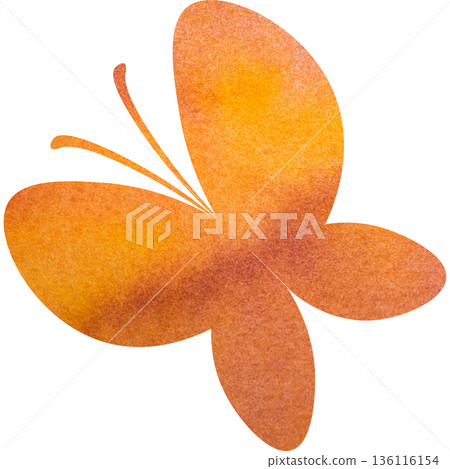 Beautiful watercolor butterfly icon image illustration Beautiful watercolor butterfly icon image illustration 136116154