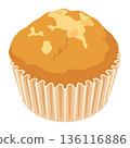 muffin illustration 136116886