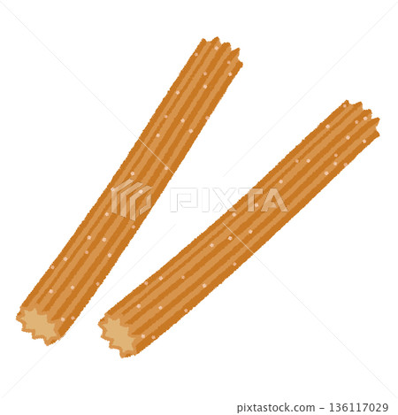 illustration of churros 136117029