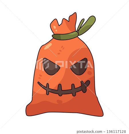 illustration of treat bag 136117128