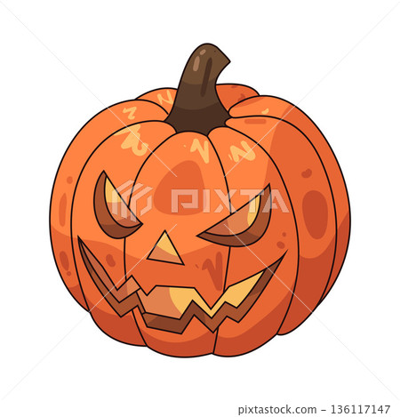 illustration of Jack O Lantern illustration of Jack O Lantern 136117147