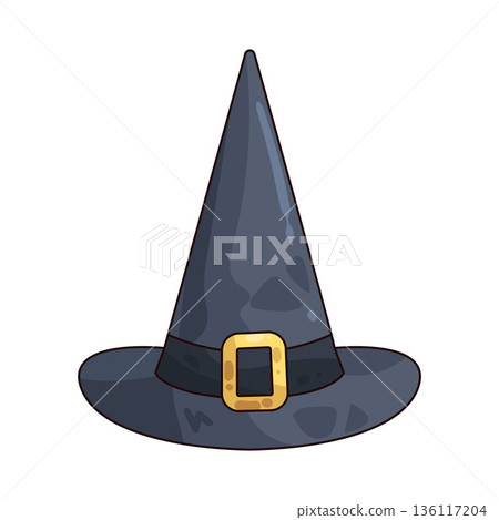illustration of pointy hat illustration of pointy hat 136117204