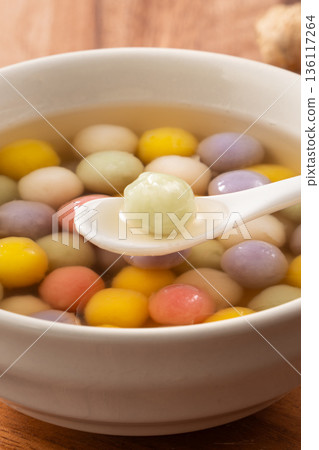湯圓 冬至 多彩 五彩 五行 Colorful tangyuan タンユエン もち団子 湯圓 冬至 多彩 五彩 五行 Colorful tangyuan タンユエン もち団子 136117264