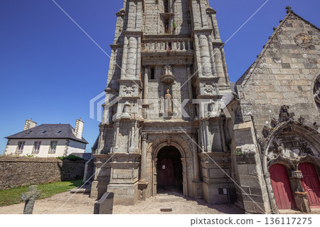 Parish close church of Goulven, finistere, brittany, france Parish close church of Goulven, finistere, brittany, france 136117275