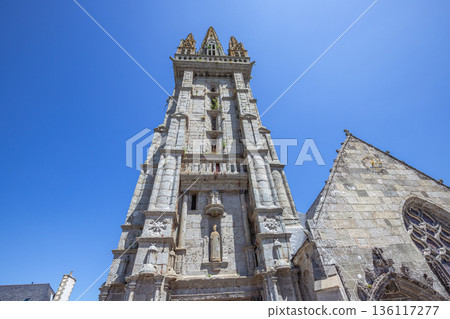 Parish close church of Goulven, finistere, brittany, france Parish close church of Goulven, finistere, brittany, france 136117277