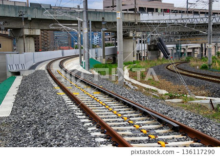東北新幹線瓶頸...正在建造“新幹線引道”，以消除福島站的地面交叉路口 136117290