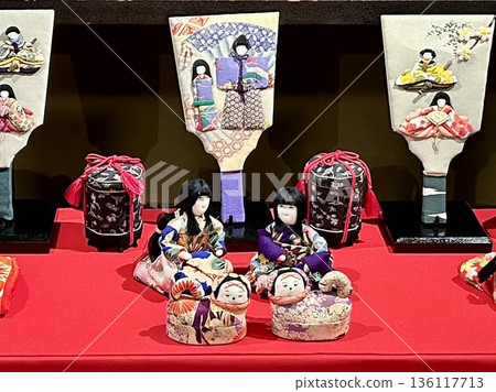 Hinamatsuri at Hotel Gajoen Tokyo's "Hyakudan Kaidan" (One Hundred Steps Staircase) - Edo Kimekomi dolls and oshie battledore displays Hinamatsuri at Hotel Gajoen Tokyo's "Hyakudan Kaidan" (One Hundred Steps Staircase) - Edo Kimekomi dolls and oshie battledore displays 136117713