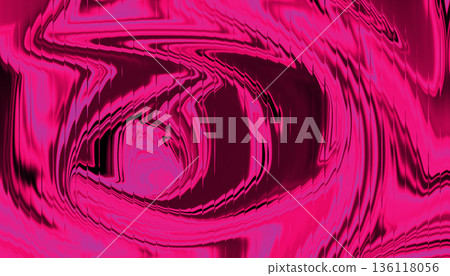 Neon Magenta Abstract Liquid Swirl Background 136118056