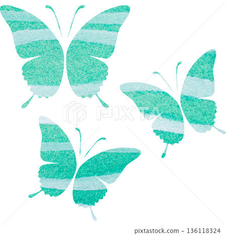 Beautiful watercolor butterfly icon image illustration Beautiful watercolor butterfly icon image illustration 136118324