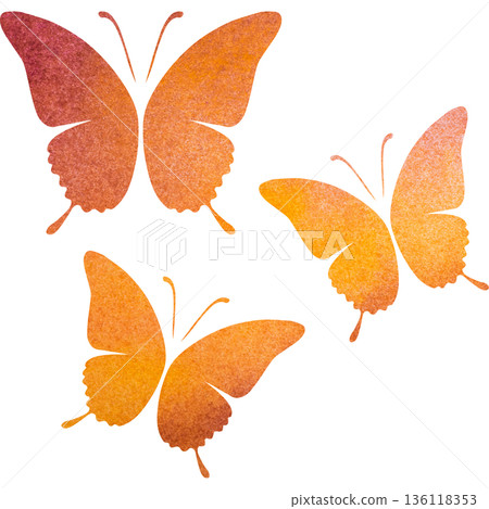 Beautiful watercolor butterfly icon image illustration Beautiful watercolor butterfly icon image illustration 136118353