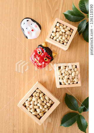 丟豆子和節分畫面 136118590