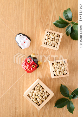 丟豆子和節分畫面 136118592