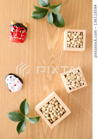 丟豆子和節分畫面 136118594