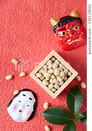 丟豆子和節分畫面 136118602