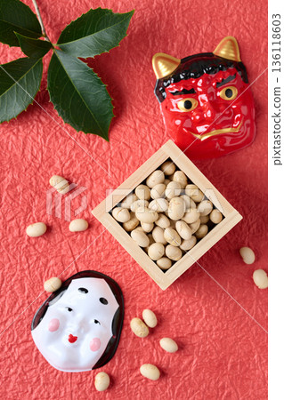 丟豆子和節分畫面 136118603