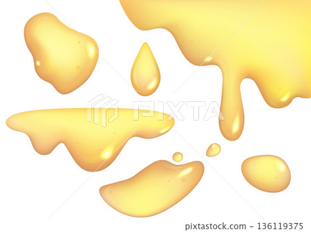 Dripping honey decorative parts Dripping honey decorative parts 136119375