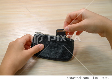 A small pouch for storing SD cards A small pouch for storing SD cards 136119949