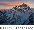 Sunset over Mt Everest 136121428