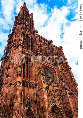 Strasbourg Cathedral or the Cathedral of Our Lady of Strasbourg in Strasbourg, France Strasbourg Cathedral or the Cathedral of Our Lady of Strasbourg in Strasbourg, France 136121665