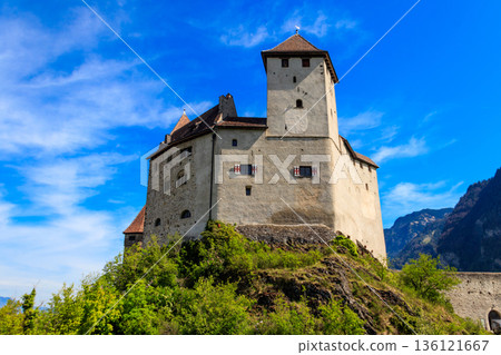 Gutenberg Castle in town of Balzers, Liechtenstein Gutenberg Castle in town of Balzers, Liechtenstein 136121667