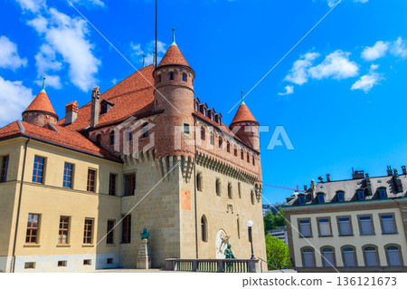 Saint-Maire Castle in Lausanne, Switzerland 136121673