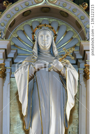 Saint Teresa of Avila, main altar in the Cathedral of Saint Teresa of Avila in Bjelovar, Croatia Saint Teresa of Avila, main altar in the Cathedral of Saint Teresa of Avila in Bjelovar, Croatia 136122315
