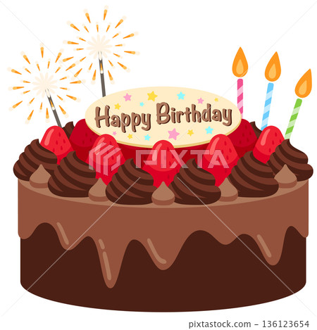 黑巧克力生日蛋糕 黑巧克力生日蛋糕 136123654