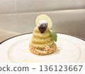 Eat Mont Blanc at a cafe 136123667