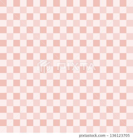 Pink checkered seamless pattern. Traditional paper or textile texture background. Vector illustration. Pink checkered seamless pattern. Traditional paper or textile texture background. Vector illustration. 136123705