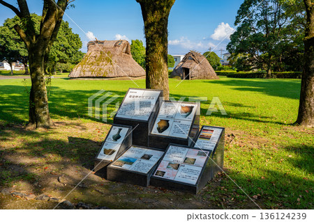 A view of the pit dwellings at the Hashimuregawa ruins (Ibusuki City) A view of the pit dwellings at the Hashimuregawa ruins (Ibusuki City) 136124239
