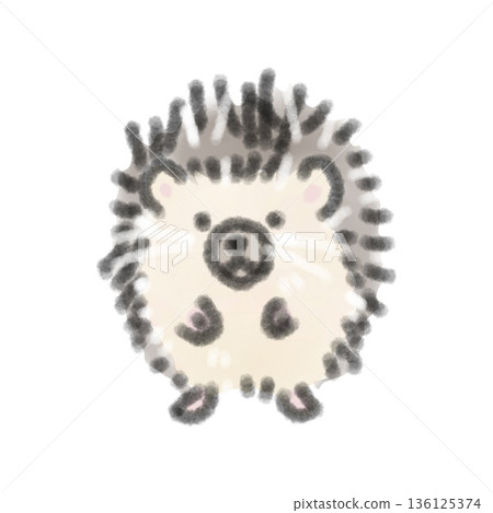 一幅水彩插畫,描繪了一隻圓眼睛的小刺蝟。非常適合用於寵物日記和寵物專欄。 一幅水彩插畫,描繪了一隻圓眼睛的小刺蝟。非常適合用於寵物日記和寵物專欄。 136125374