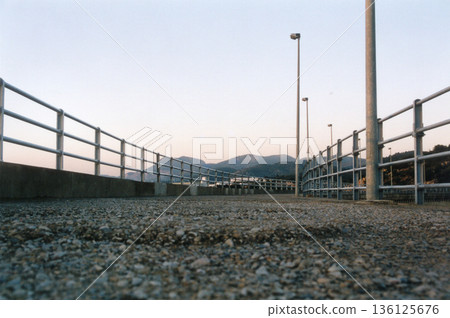 picture of the corridor that runs along the top of the swamp dam 136125676