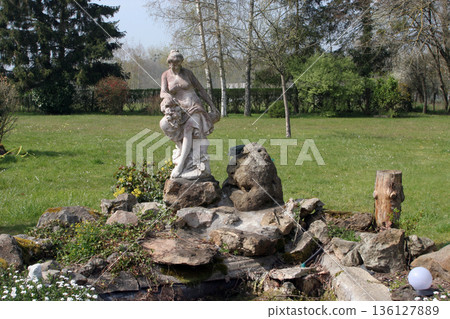 Peaceful garden 136127889