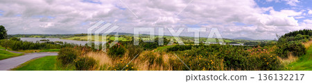 Panoramic View of Lough Muckno from Concra, Castleblayney Panoramic View of Lough Muckno from Concra, Castleblayney 136132217