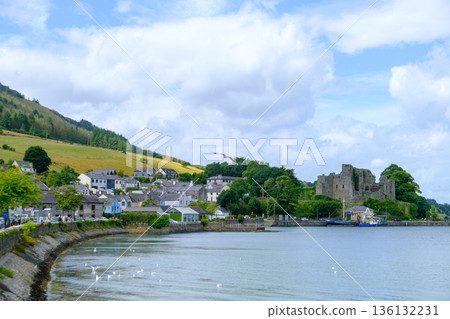 Carlingford Village and King Johns Castle Ruins 136132231