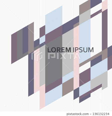 Vector Geometric Abstract Layout 136132234