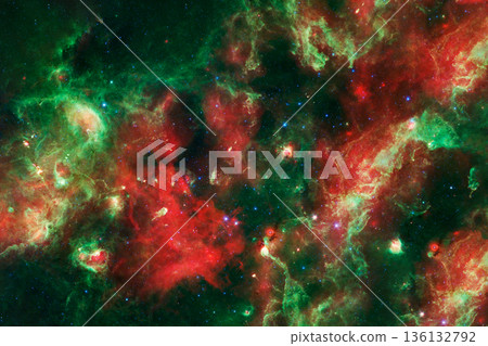 Red galaxy, starry background. Elements of this image furnished by NASA Red galaxy, starry background. Elements of this image furnished by NASA 136132792
