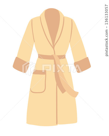 Bathrobe illustration 136133057